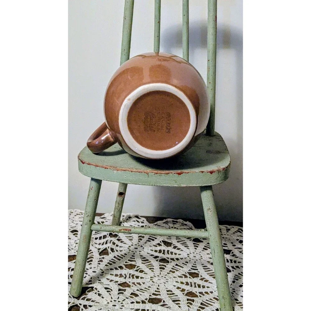Vintage Russel Wright Iroquois Casual China Nutmeg Brown Pitcher